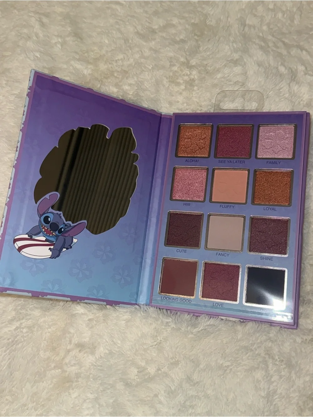 Disney Stitch Lavender & Purple Floral Eyeshadow Palette